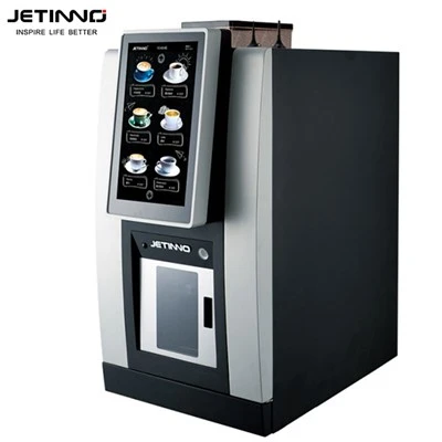 Máy bán cà phê đặt trên mặt bàn Máy bán hàng tự động cảm ứng dọc 14 inch