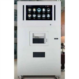 Máy bán cà phê sữa tươi tự động Đóng nắp